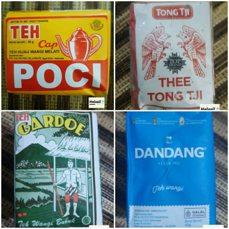 

Teh Poci / Teh Tong Tji / Teh Gardoe / Teh Dandang