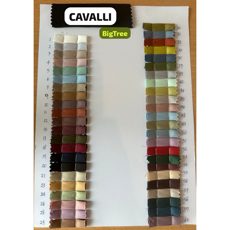 KAIN SATIN ROBERTO CAVALLY PER ROLL