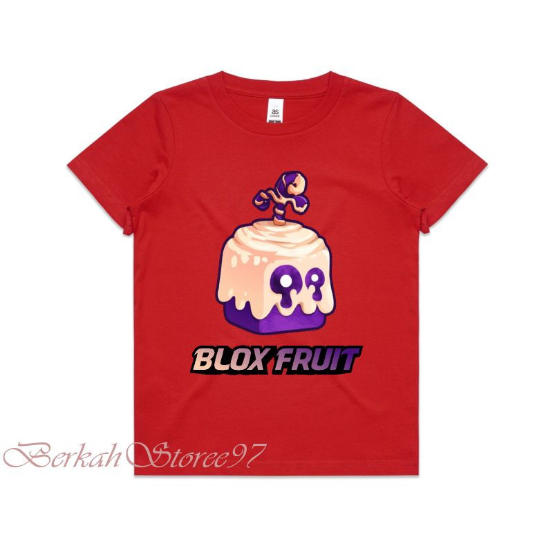 Baju Kaos Anak Gambar Blox Fruit Dough Roblox, Kaos Anak Unisex - Cotton Combed 30s - Fashion