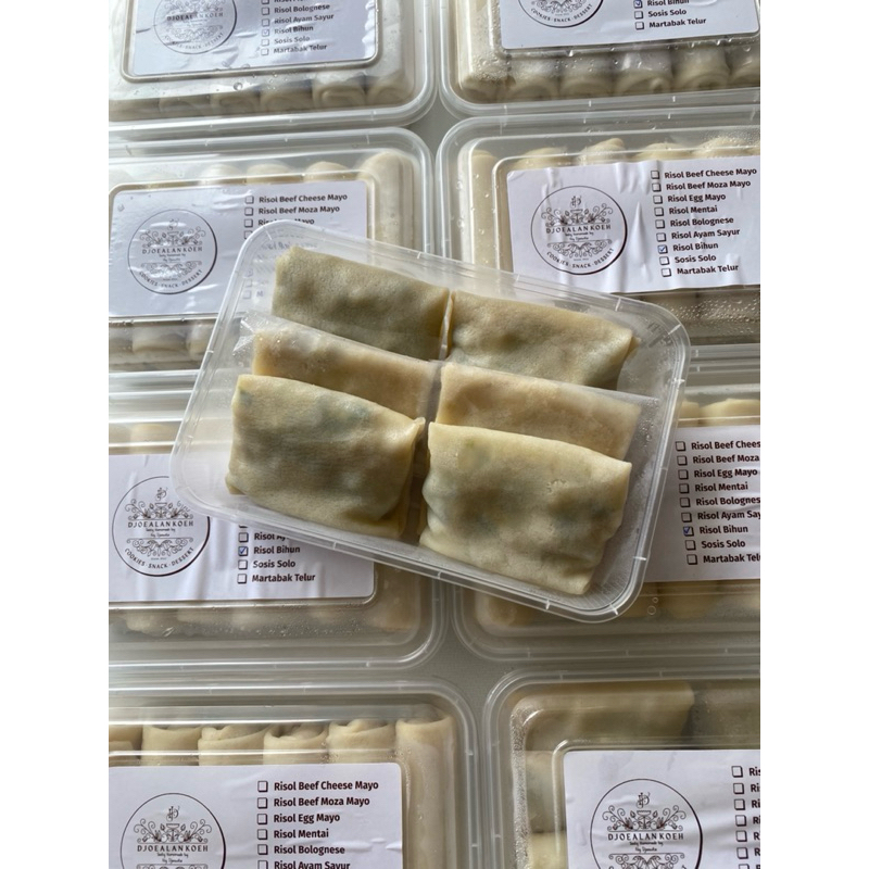 

Martabak Telur Daging Isi 6 Pcs