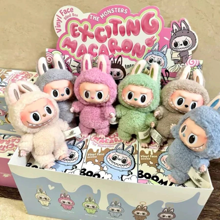 LABUBU Exciting Macaron [FIRSTHAND IMPORT] -  THE MONSTER BONEKA KEYCHAIN GRADE A EXCITING MACARON