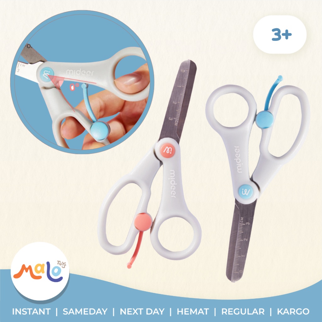 

1 Mideer Gunting Scissors Craft Multifunctional Hand ScissorsWater Foam Handcraft Tool For Kids Gunting Anak A67