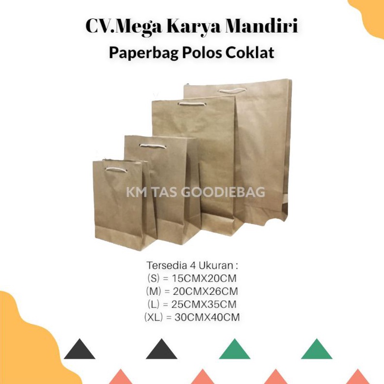 

Paper Bag Polos 25x35 Isi 12pcs