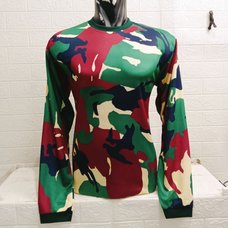 COD JERSEY DEWASA ARMI LORENG TNI DORENG TERBARU DRY FIT PRINTING | BAJU JERSEY LENGAN PANJANG PRIA 