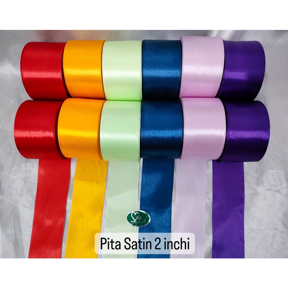 

Pita Satin 2 Inchi Kado Hiasan Souvenir Hampers Pita Potong Vies Collection Pita Kado