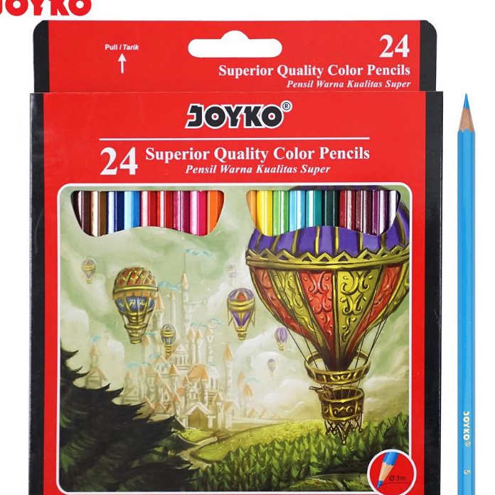 

GROSIR Pensil Warna Panjang Color Pencil CP11 24warna