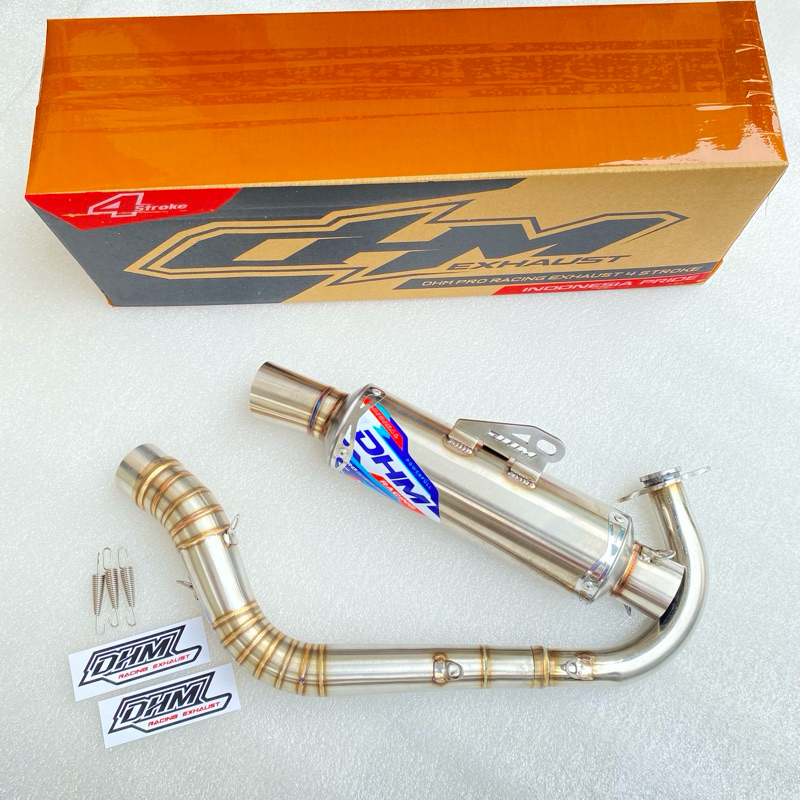 Knalpot Beat Scoopy Vario Original DHM Racing Exhaust Inlet 38/42/45/50