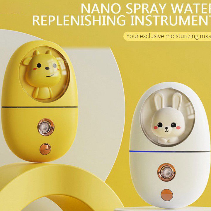 READY GAN Cute Pet Nano Spray Wajah Portable Mini USB Mist Sprayer Pelembab Murah Perawatan Humidifi
