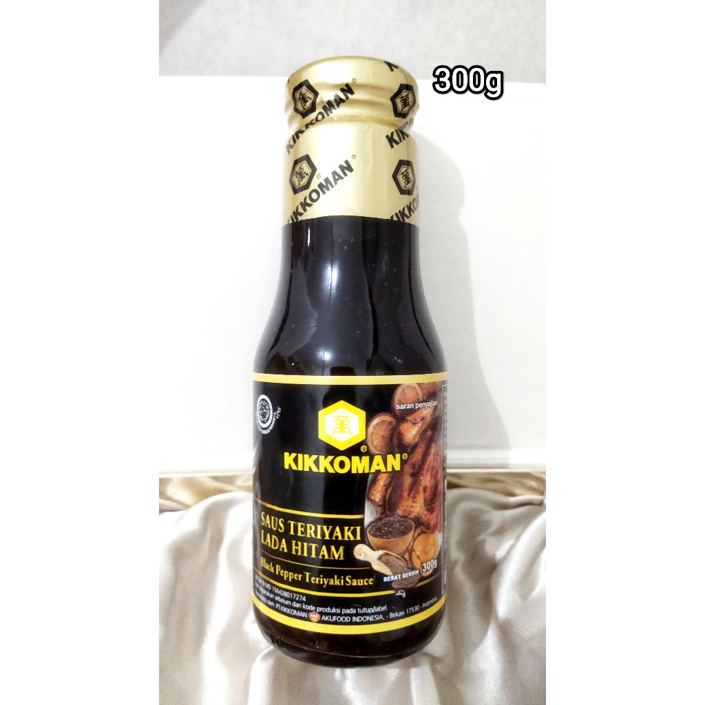 

Kikkoman Saus Teriyaki Lada Hitam - Black Pepper Teriyaki Sauce - 300g - Halal