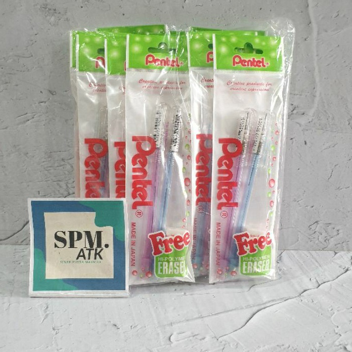 

LANGSUNG ORDER GAN 1 Set Set 2 Pensil Mekanik 1 Penghapus Pentel A152