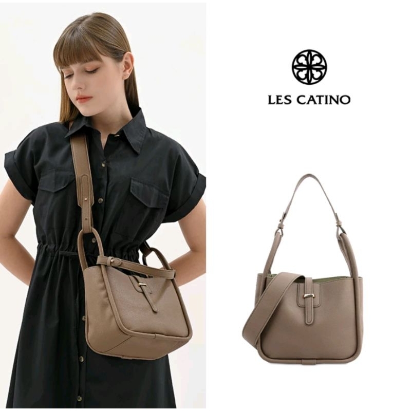 Tas Bahu Les Catino Lena  Hobo Crossbody