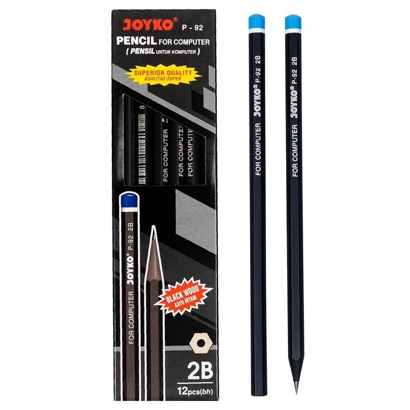 

TERJAMIN BAGUS PACK Pensil Pencils 2B Hitam P92 MURAH