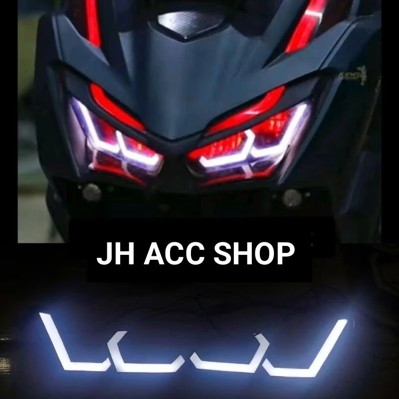 lampu alis lazy eye hexagon vario 160 frame hexa honda vario 160 lazy hexa vario new 160 -JH ACC SHO