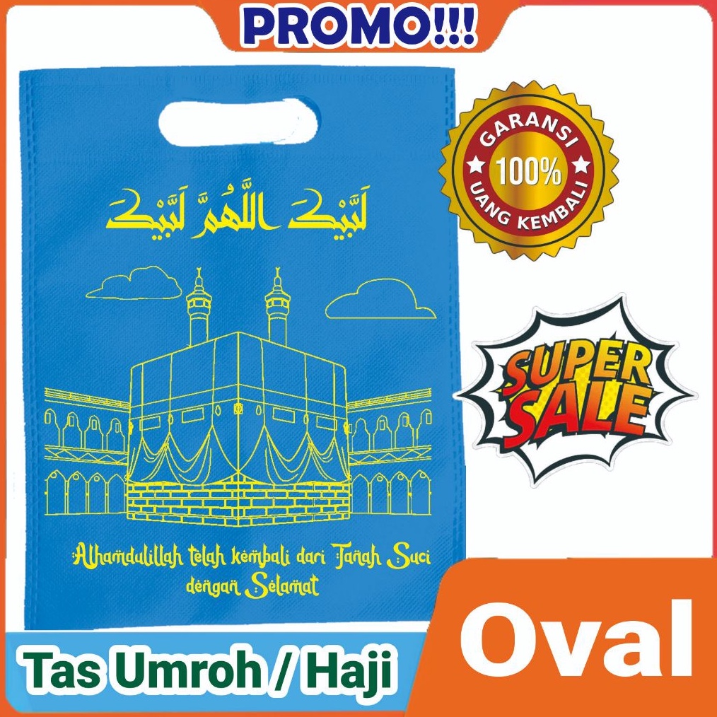 

Tas Press Oval Haji atau Umroh T25x2 Per 12 pcs