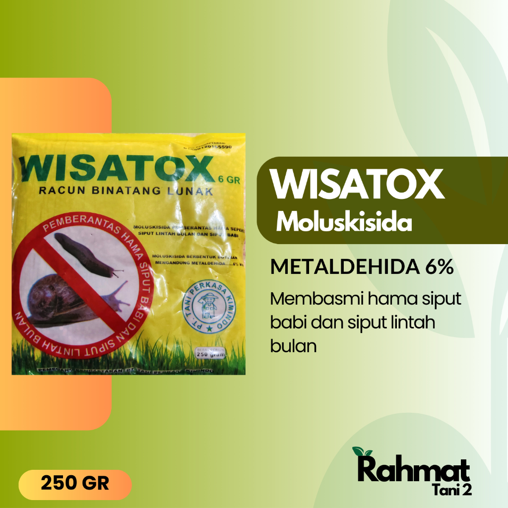 WISATOX - Moluskisida Racun Siput dan Keong (250 gr)
