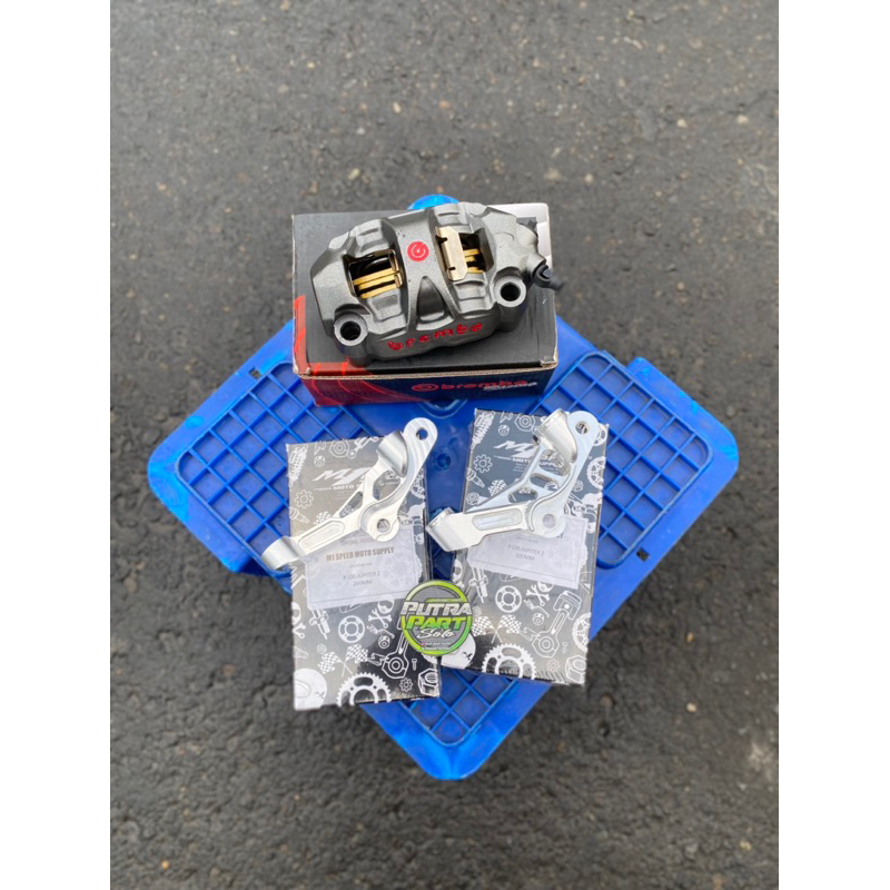 Breket kaliper brembo pnp skok fiz r nuvo vega jupiter disc 260 300 mm m1speed breket fizr kaliper m