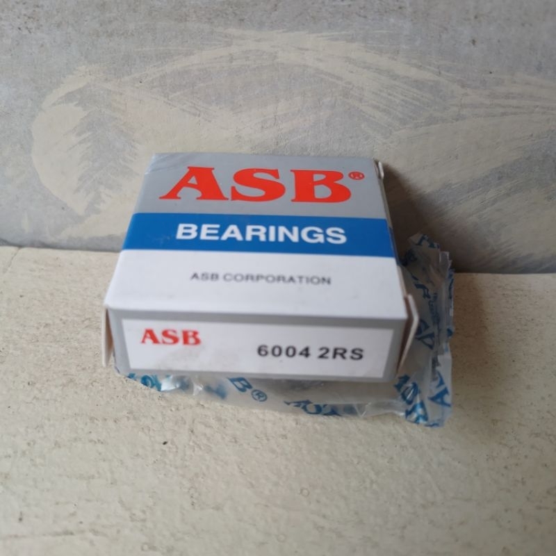 Bearing Laher laker 6004 2rs 6004rs ASB ori