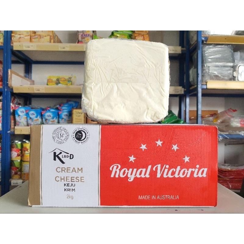 

Royal Victoria Cream Cheese 500Gr, 1Kg / Creamcheese Royal Victoria / Keju Cream Cheese / Keju Krim