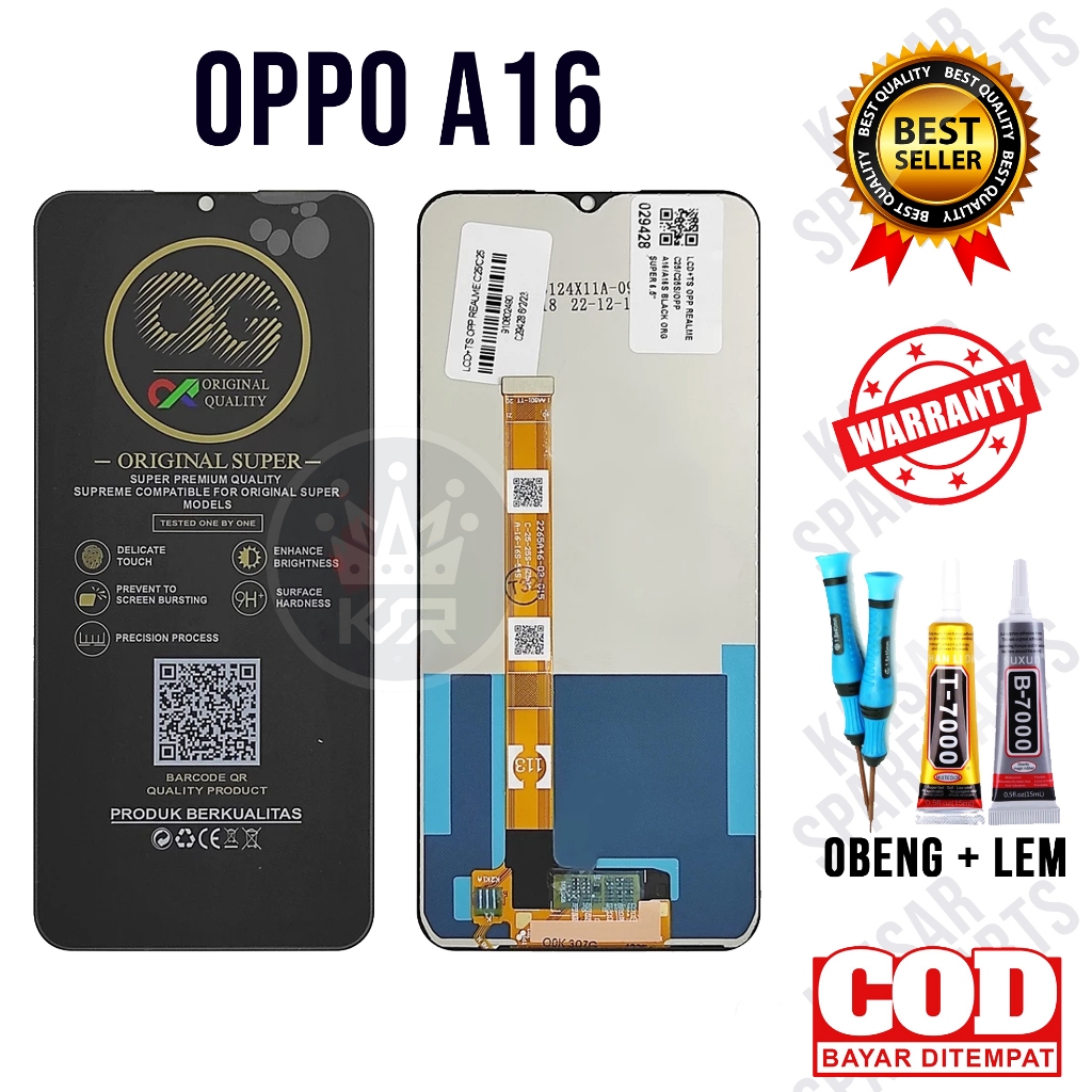 Lcd Touchscreen OPPO A16 Original Lcd OPPO A16 Fullset OEM Quality