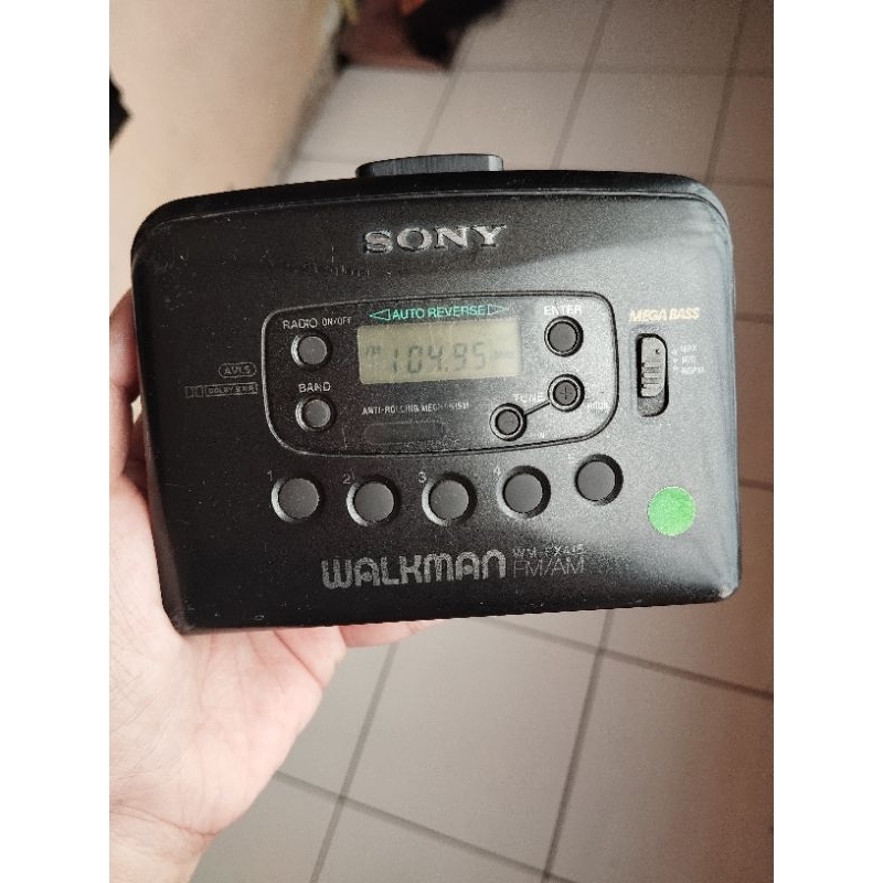 Walkman Radio Sony WM FX-415 Vintage (BIASAKAN BACA DESKRIPSI SEBELUM TANYA)