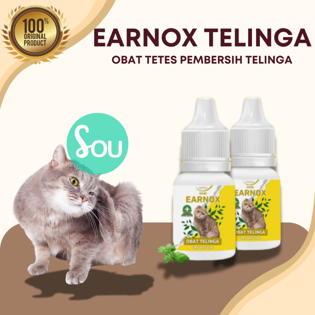 Obat Sakit Telinga Kucing Earnox Obat Tetes Kuping Pet Venox Obat Tetes Telinga Pet Mencegah Bakteri
