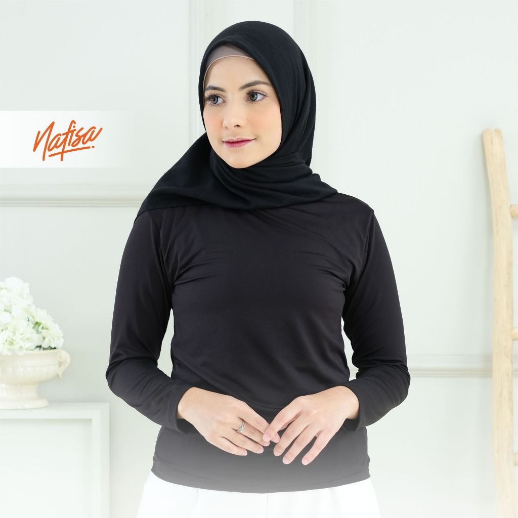 Manset Baju Lengan Panjang Murah | Baju Dalaman Polos Turtleneck Dalaman Gamis Premium Nafisa Kasuna