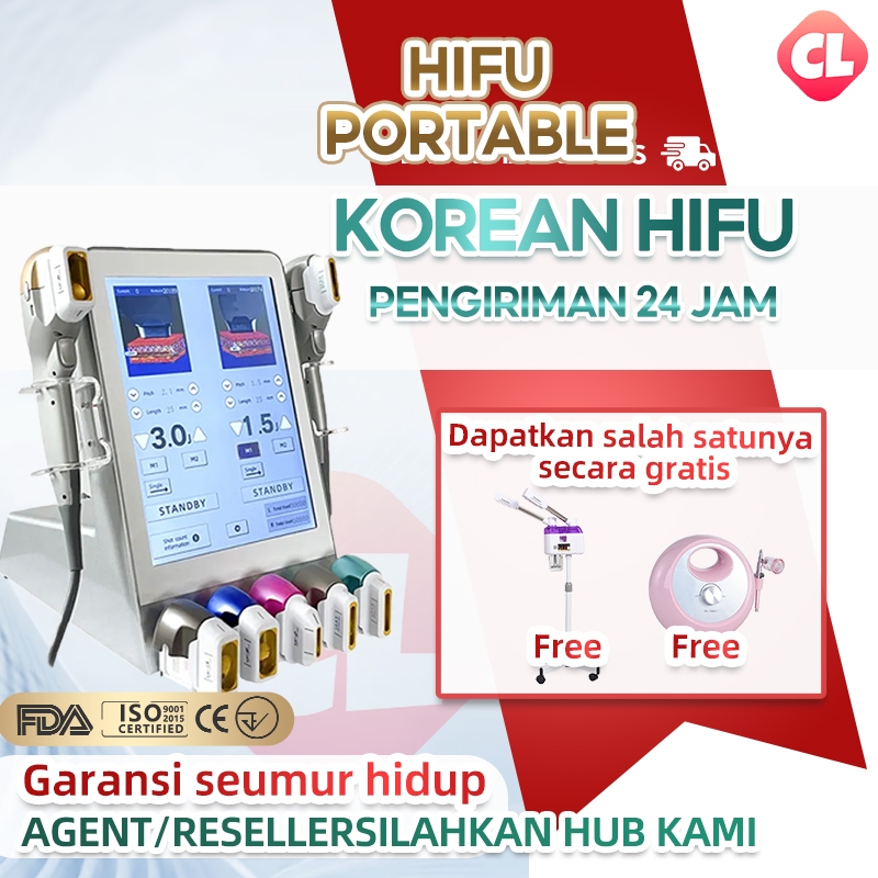 7D hifu korean alat clinic kecantikan alat hifu wajah Pengencang Kulit Mengencangkan Wajah Perawatan