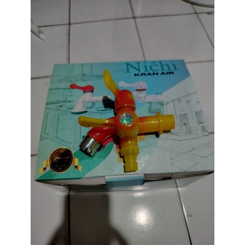 NICHI Kran Air shower Cabang 2 Kran Air Double Bagus