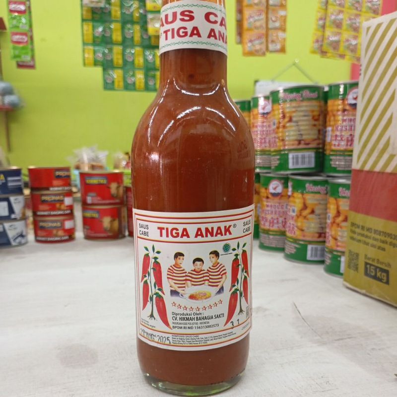 

Tiga anak sambal Mie&bakso Dus 12x620ml