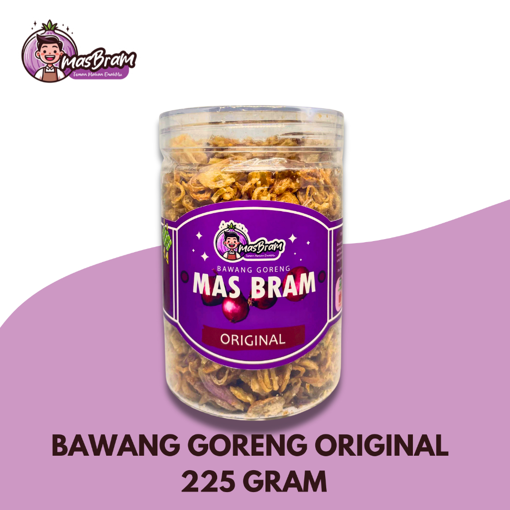 

Mas Bram Bawang Goreng Premium Asli Tanpa Campuran Rasa Original 225 gram
