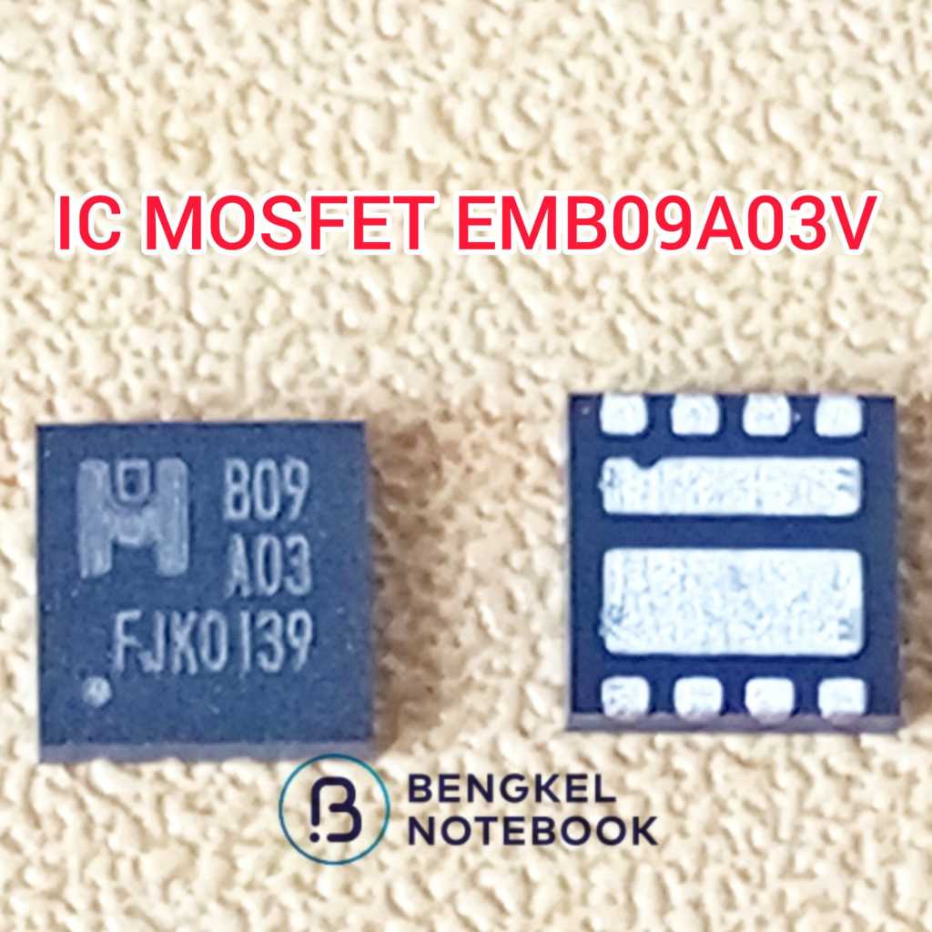 IC MOSFET Mini EMB09A03V B09 A03 Dual N-Channel
