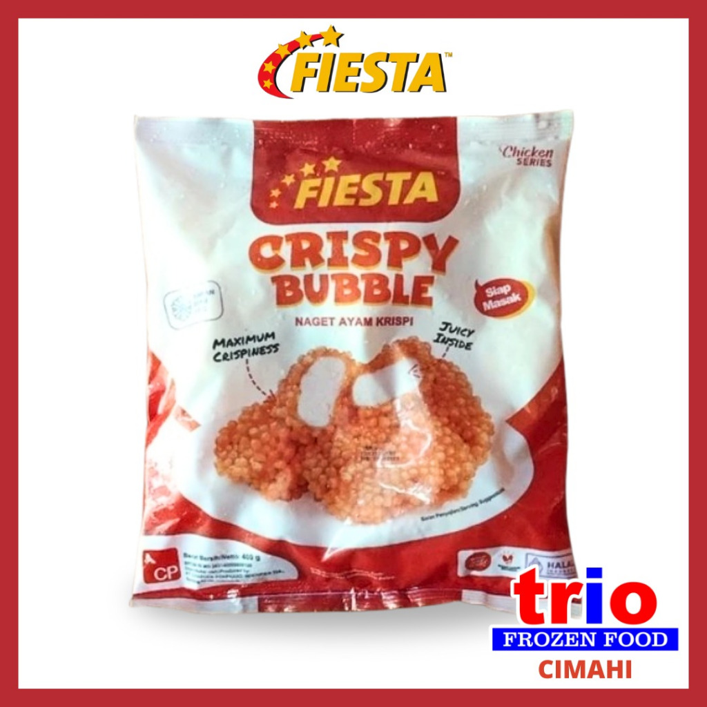

FIESTA CRISPY BUBBLE NUGGET 400GR KEMASAN BARU