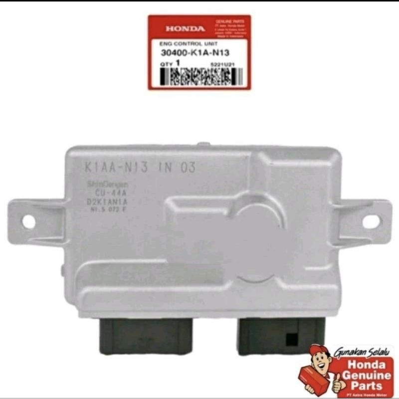 Ecm Ecu Cdi Motor Honda BeAT dan BeAT Street K1A 30400-K1A-N13 30400K1AN13 ECM BEAT DELUXE ORI AHM