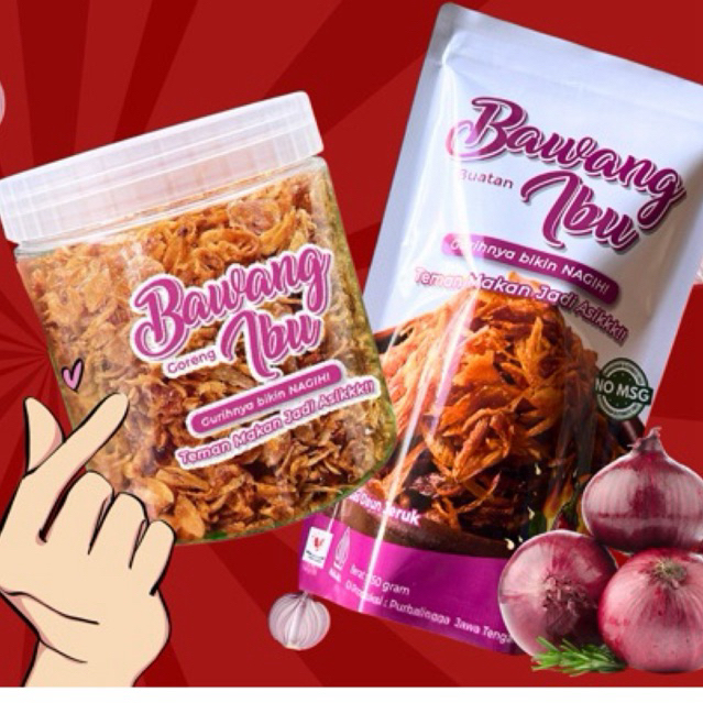 

BAWANG GORENG ! PREMIUM ! ORIGINAL DAN PEDAS DAUN JERUK! KEMASAN TOPLES