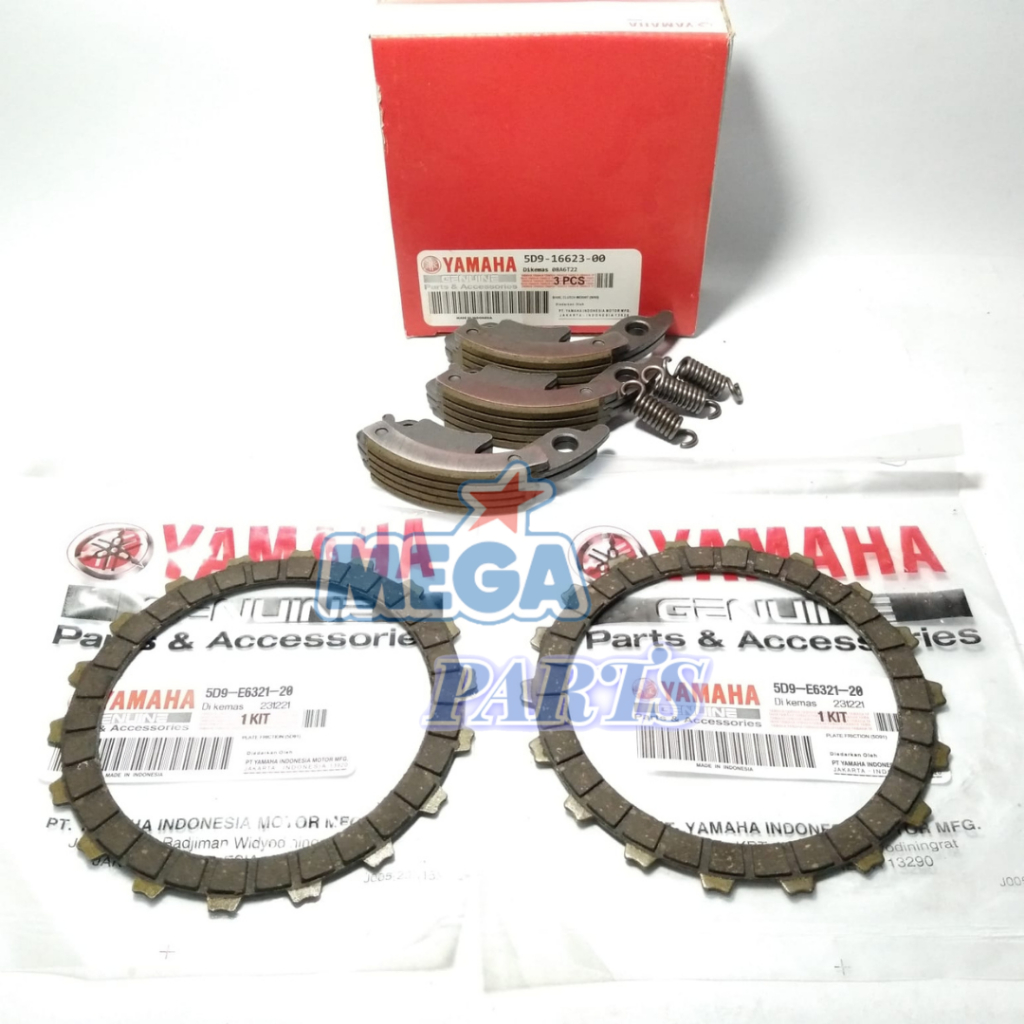 5D9 PLAT KOPLING KAMPAS MOTOR VEGA ZR ISI 2 + Kampas Ganda Only Vega zr Jupiter z1 vega r new robot