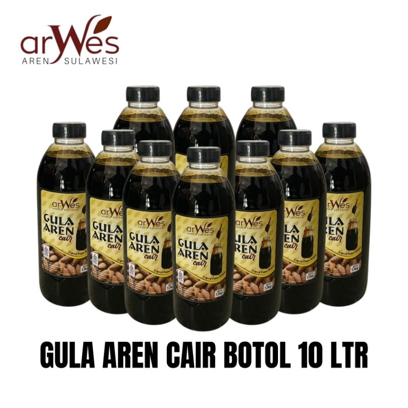 

Paket gula aren cair 10 Liter/ Gula aren/ Liquid palm sugar/ Aren asli 100%
