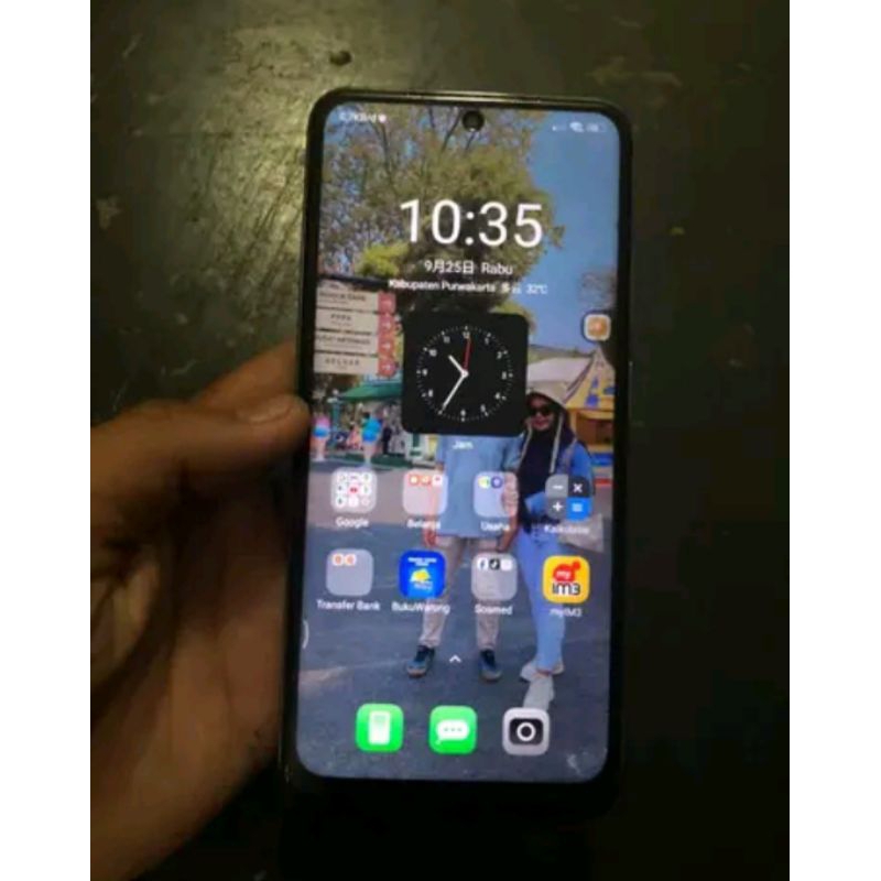 (Nego)Jual Hp Handphone Xiaomi Redmi Note 10s Ram 6Gb internal 64Gb no minus dan Lengkap