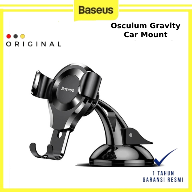 Baseus Osculum Type Gravity Car Mount - BASEUS ORIGINAL ( CODE 10045 ) / STAND HOLDER MOBILE PHONE B