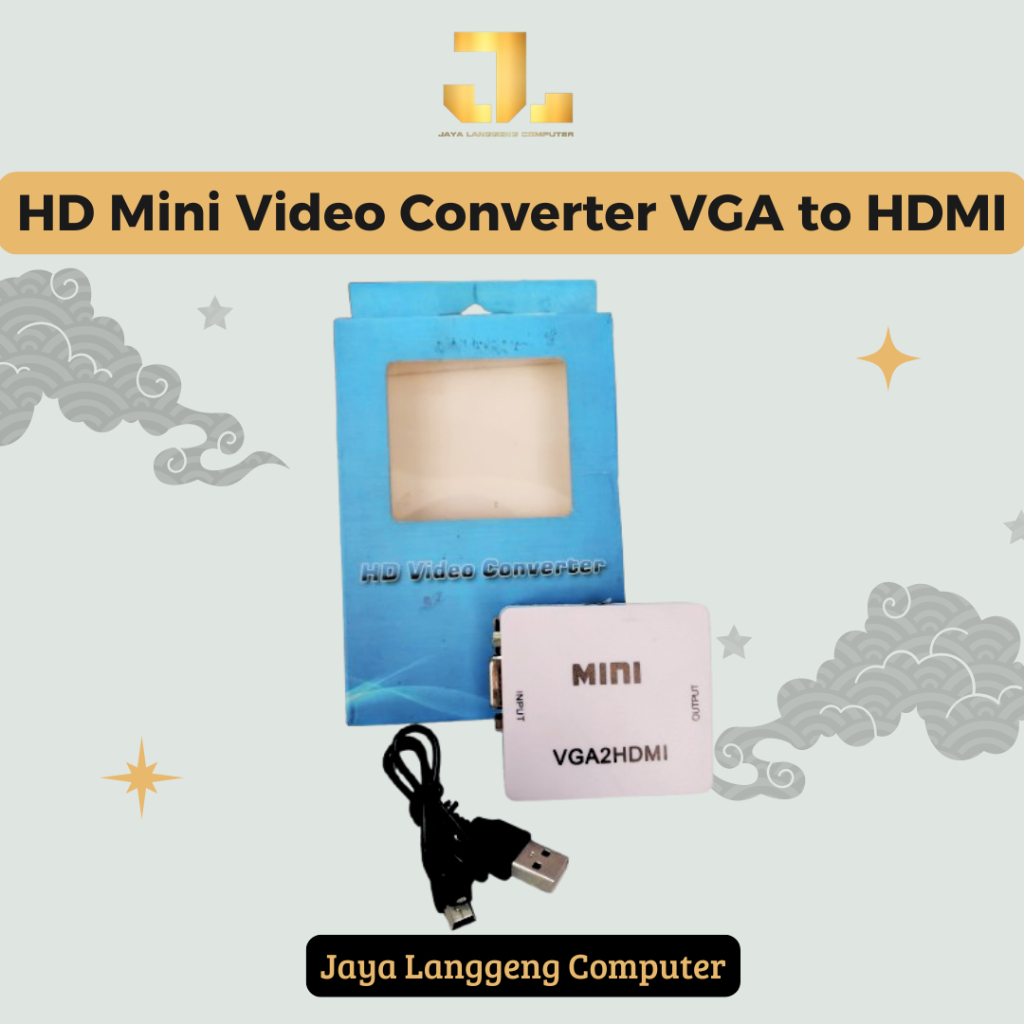 HD Mini Video Converter VGA to HDMI