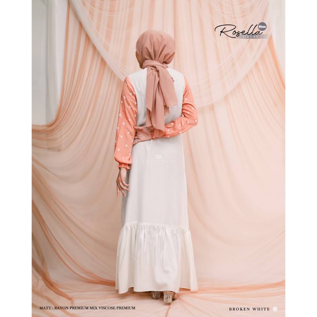 COD // ROSELLA DRESS ALFASA BY ALFASA DAILY / ROSELLA DRESS POLOS / DRESS VISCOSE / ROSELLA ALFASA D