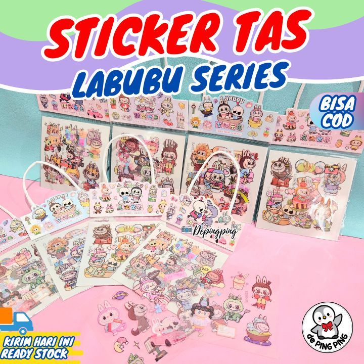 

Stiker Tas Labubu/ Sticker Labubu Lucu/ Sticker Tas Lucu