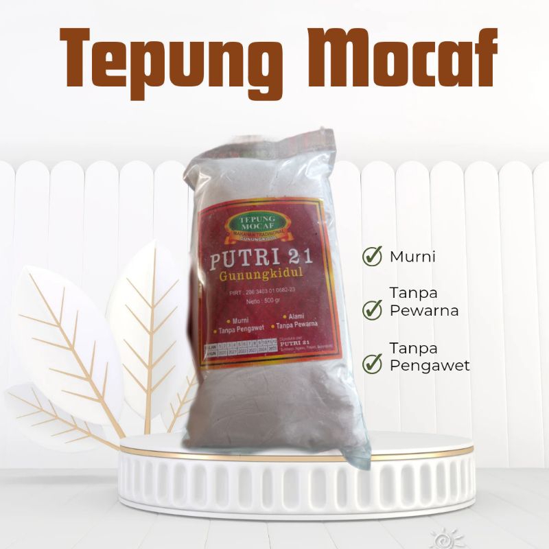 

Tepung Mocaf Gluten Free Tepung Serbaguna 500 gram
