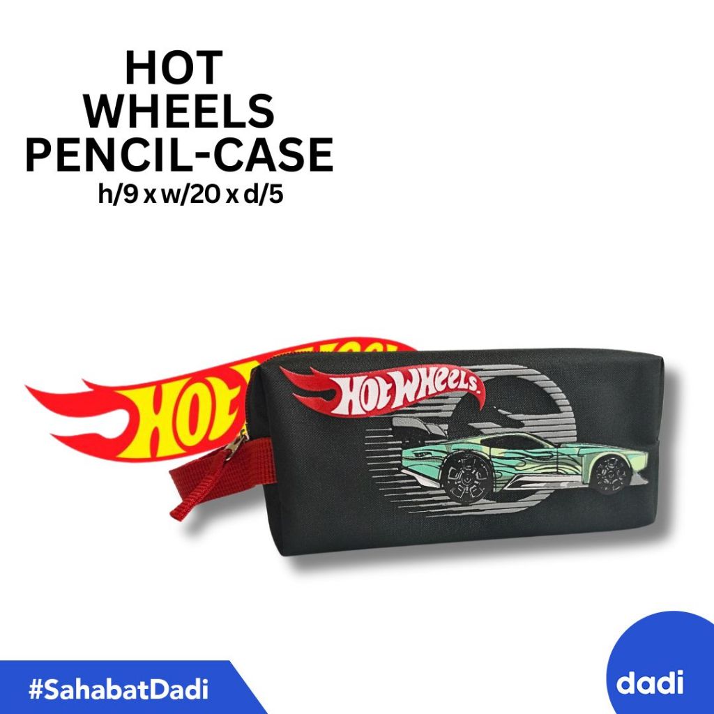 

Dadi - Hot Wheel Pencil case 1 Zipper / Tempat pensil anak / Tempat Alat Tulis