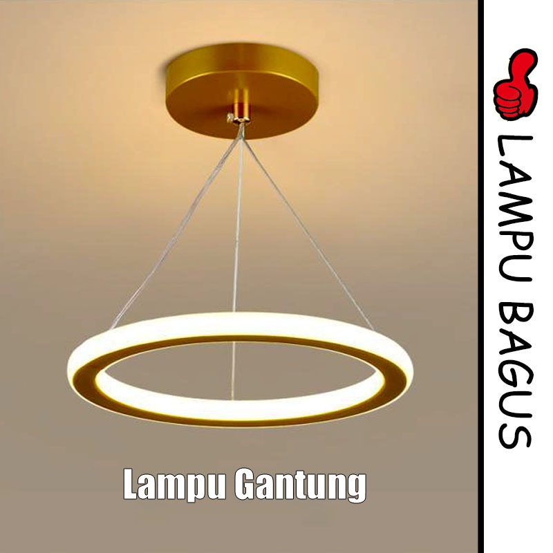 LED Lampu Plafon 3 Warna Lampu Gantung Lampu Plafon LED Lampu Hias Rumah Ruang