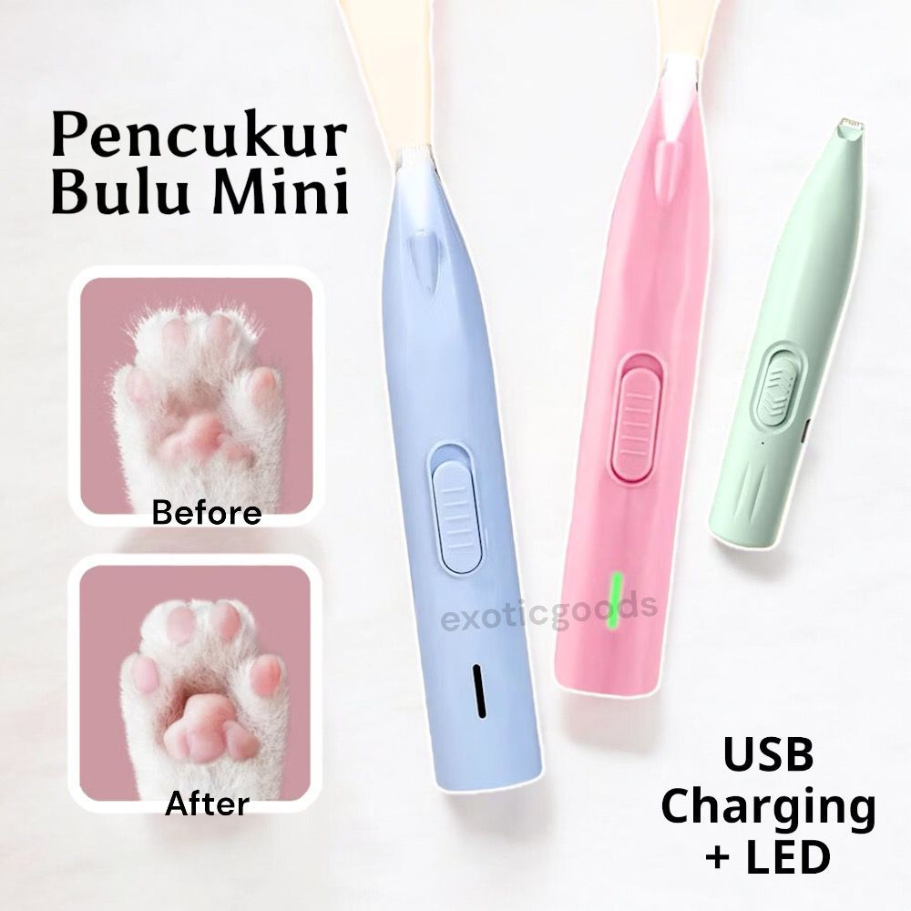 PENCUKUR BULU KAKI ELEKTRIK ANJING KUCING ALAT CUKUR ANJING ALAT CUKUR KUCING ALAT GROOMING HEWAN
