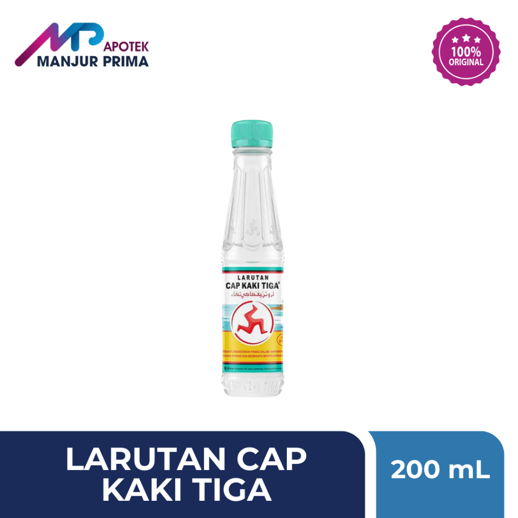 

Larutan Penyegar Cap Kaki Tiga 200 mL
