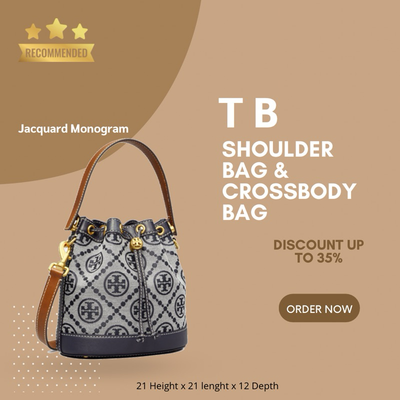 ORI TB J Monogram Woman Shoulder Bag Crossbody bag Recommend