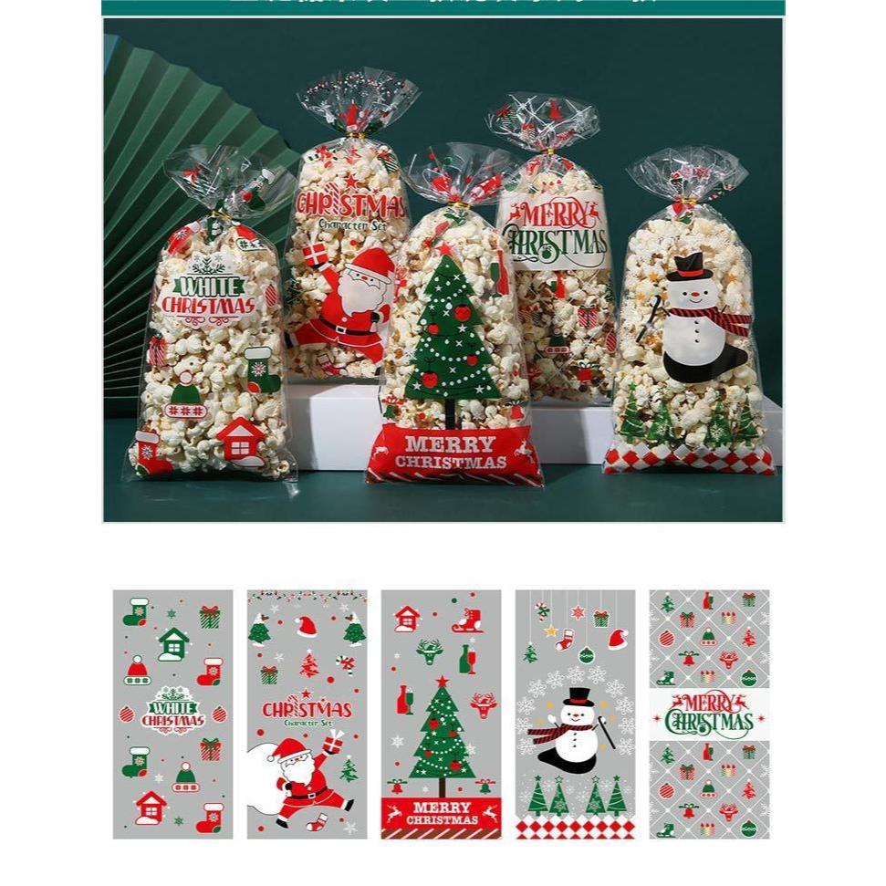

Plastik Cookies - Permen - Coklat Goodie bag Natal - Merry Chrismast Xmast Untuk Bungkus Souvenir