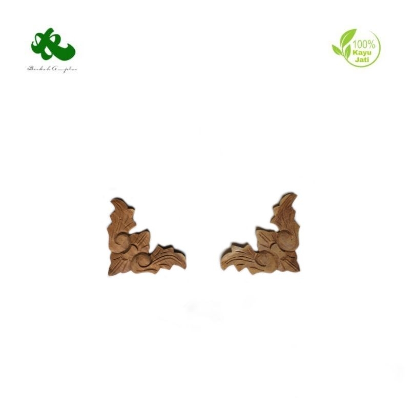 Ukiran Tempel Sudut Sepasang