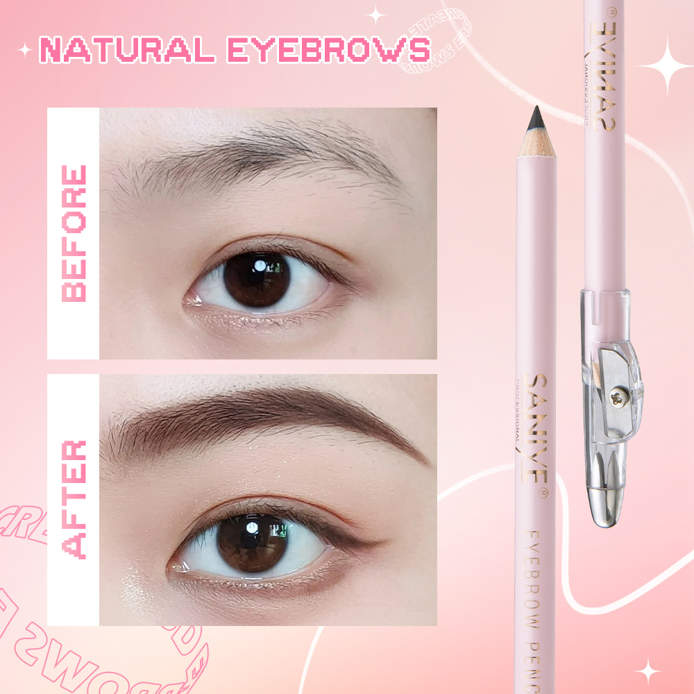 BPOM DAN READY SANIYE Professional Eyebrow Pencil With Sharpener P1502 - PA Dengan 3 Warna Anti Air